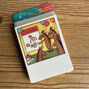 Vintage American Greetings “Pin The Butt On The Human” Birthday Cards New